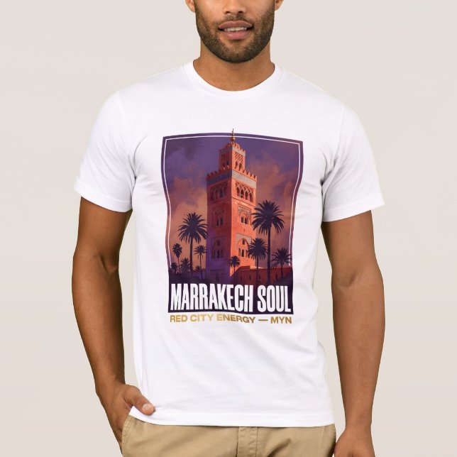 MYN Marrakech Soul | Röd Stad Tee (Framsida)