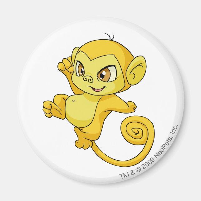 Mynci Gult Magnet (Framsidan)