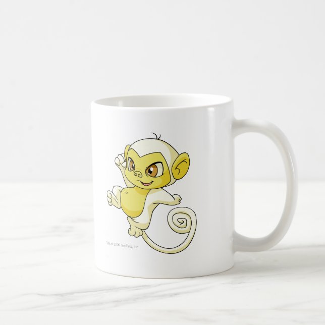 Mynci vit kaffemugg (Höger)