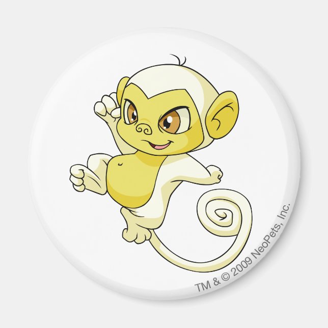 Mynci White Magnet (Framsidan)