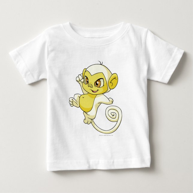 Mynci White Tee Shirt (Framsida)