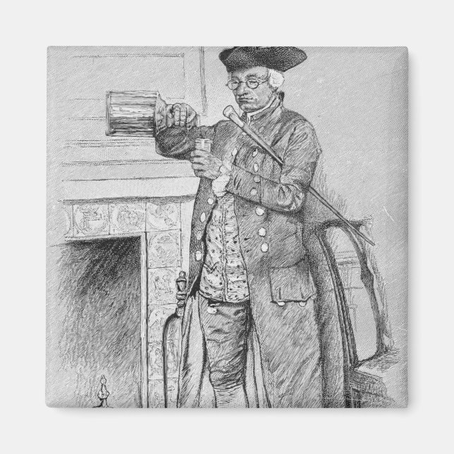 Mynheers morgon Horn Magnet (Framsidan)