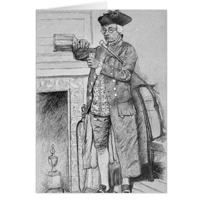 Mynheers morgonHorn Hälsningskort (Framsidan)