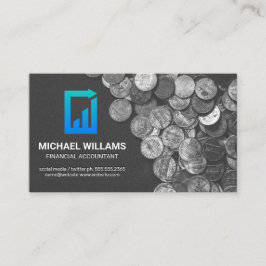 Mynt | Ekonomisk Papper Logotyp Visitkort