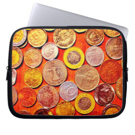 Mynt i världen laptop fodral