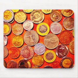 Mynt i världen musmatta