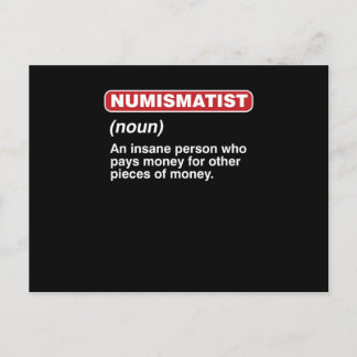 Mynt Myntsamlare Handlare Valuta Token Numi Vykort