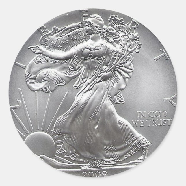 Mynt Runt Klistermärke (Framsida)