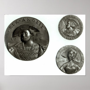 Mynt skildrar Henry VIII och Anne Boleyn Poster