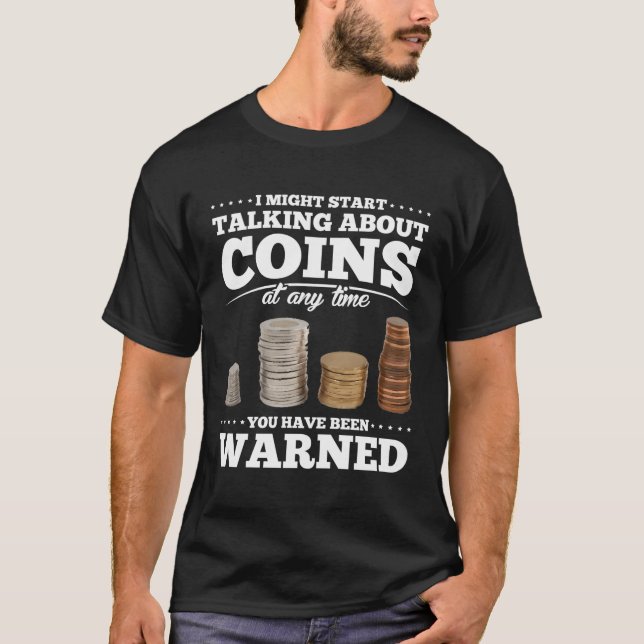 Mynt som samlar in gift-myntsamlare t shirt (Framsida)