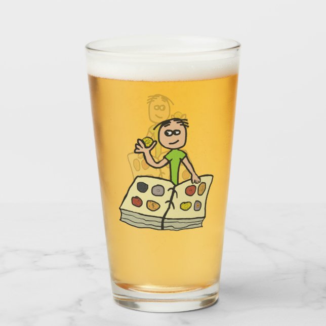 Mynt som samlar in numismatist glaskopp (Framsida fylld)