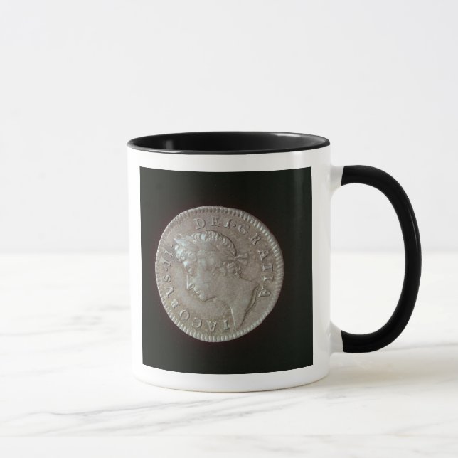 Mynta av James II Mugg (Höger)