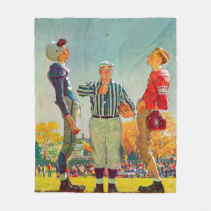 Mynta dugg av Norman Rockwell Fleecefilt