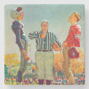 Mynta dugg av Norman Rockwell Stenunderlägg