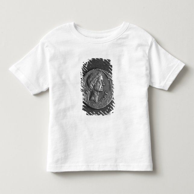 Mynta med ett porträtt av Julius Caesar Tröja (Framsida)