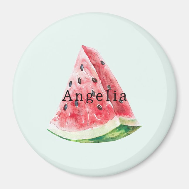 Mynta vattenmelon frukt magnet (Framsidan)