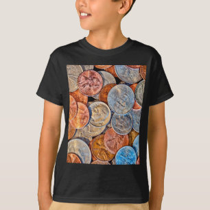 Myntad valuta t-shirt