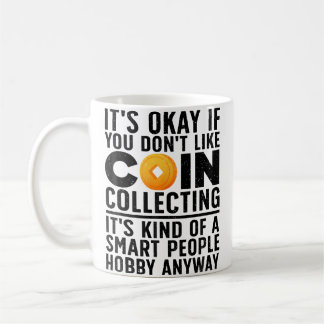 Mynthobbyskonst för mynthandlare Numismatik Kaffemugg