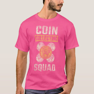 Myntinsamlingsgrupp Samla Samlare Mynt Saml T Shirt
