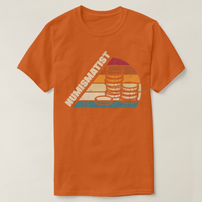 Myntsamling Numismatiker T Shirt (Design framsida)