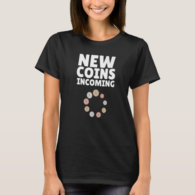Myntuppsamlare Numismatist Hobby T Shirt (Framsida)