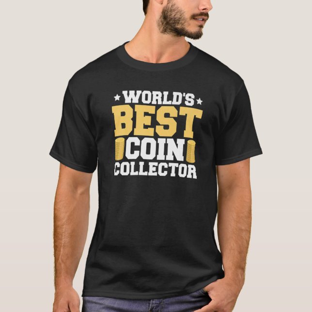 Myntuppsamlarmynning som samlar in numismatist Hob T Shirt (Framsida)