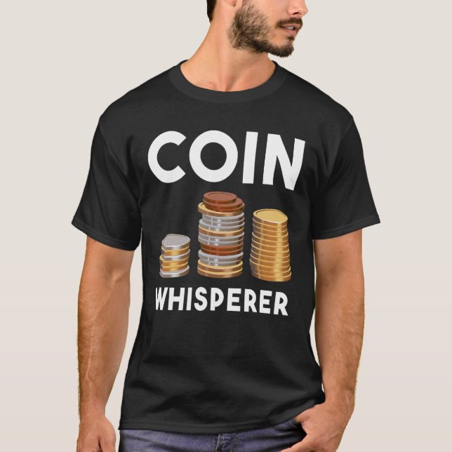Myntvisare myntsamling som samlar in numismatics C T Shirt (Framsida)