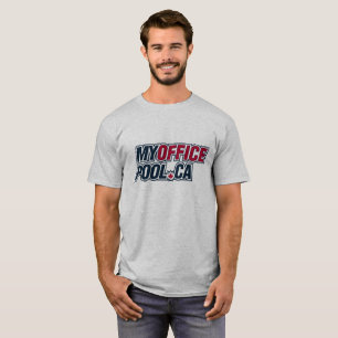 MyOfficePool.ca-manar tänder T-tröja Tee