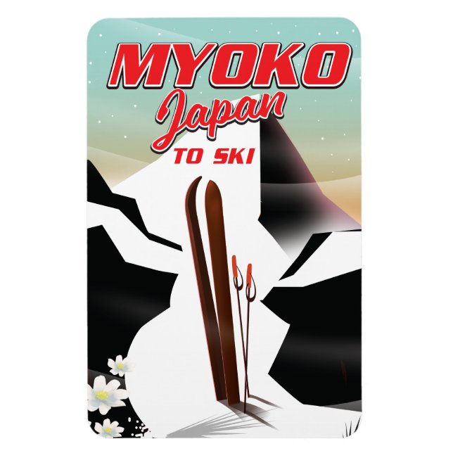 myoko japan skidposter magnet (Vertikal)