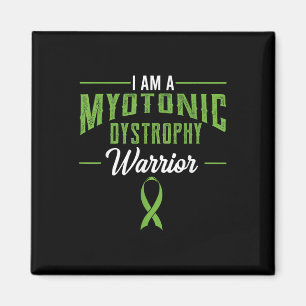 Myotonic Dystrophy Warrior Dm Awareness Ribbon Magnet