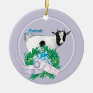 Myotonic Goat WAN Helgdag Ornament