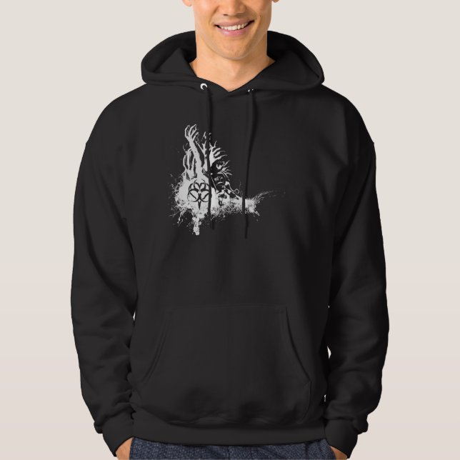 MyParasites PulloverHoodie Tröja Med Luva (Framsida)