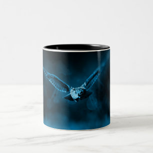 myPet Flying Uggla Blue Två-Tonad Mugg