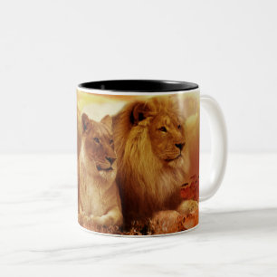 myPet Lejonare och Lioness Två-Tonad Mugg