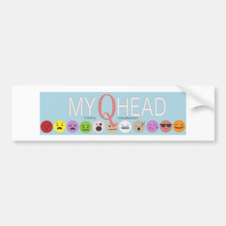 MyQHead Bumper-etikett Bildekal