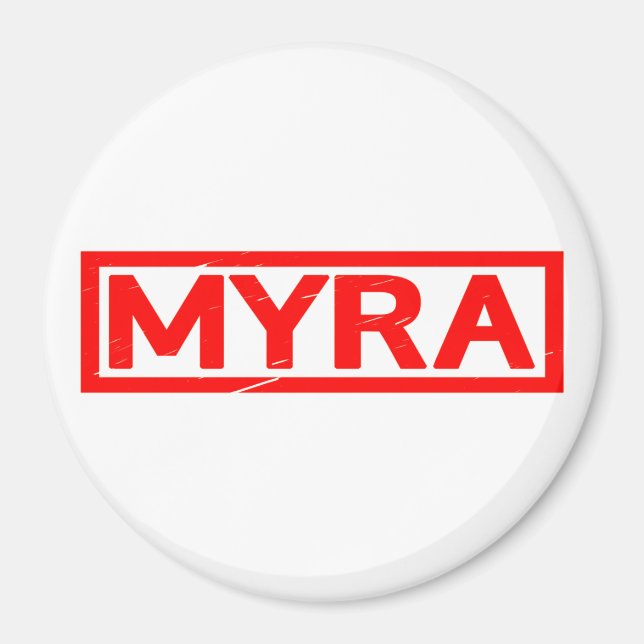 Myra Frimärke Magnet (Framsidan)