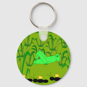Myra och gräshoppa Keychain Nyckelring