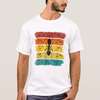 Myrahållare Retro Vintage Myrstack T Shirt