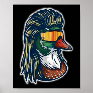 Myrand med mullet och glasögon poster