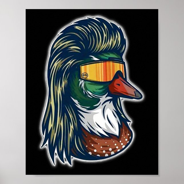 Myrand med mullet och glasögon poster (Framsidan)