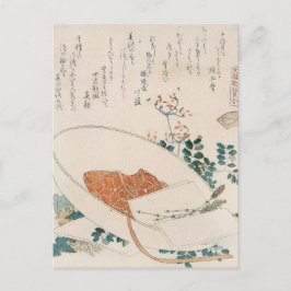 Myriad Grasses Snäcka av Hokusai Vykort