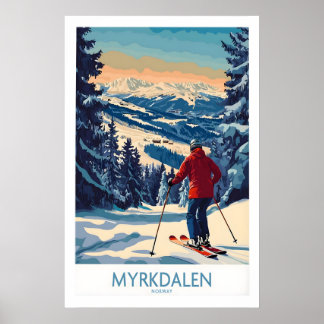 Myrkdalen skidposter En perfekt present till skidä Poster