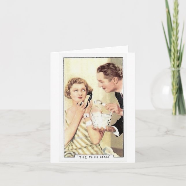 Myrna Loy Thin Man Kort (Framsida)