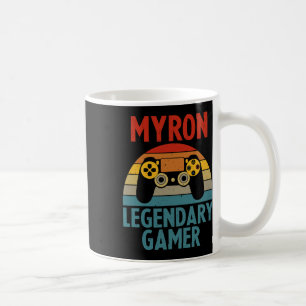Myron Present Namn Personlig Rolig Spelande Nörd F Kaffemugg
