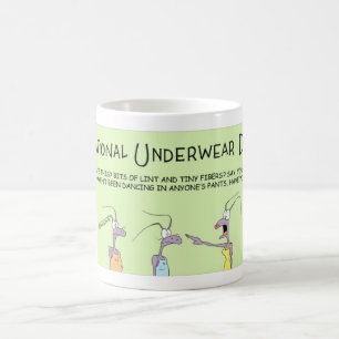 Myror firar medborgareunderkläderdag kaffemugg