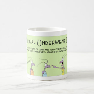 Myror firar medborgareunderkläderdag kaffemugg