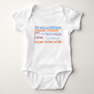 Myror går att marschera spädbarn t-shirt