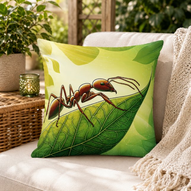 Myror i Underlandet Kudde (Ants in Wonderland Pillow)