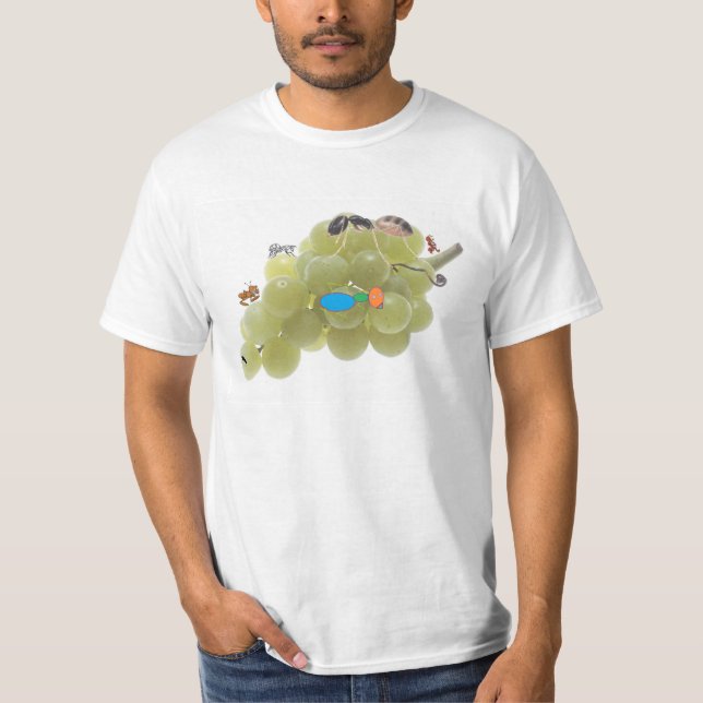Myror och druvor t-shirt (Framsida)