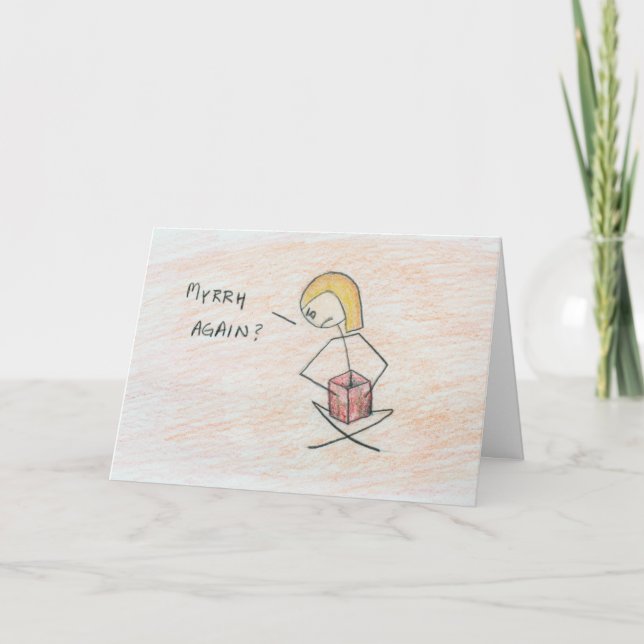 "Myrrh igen?" Kort (Framsida)